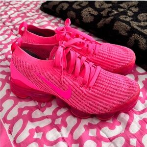 Pink Nike Air Vapor Max Sneakers